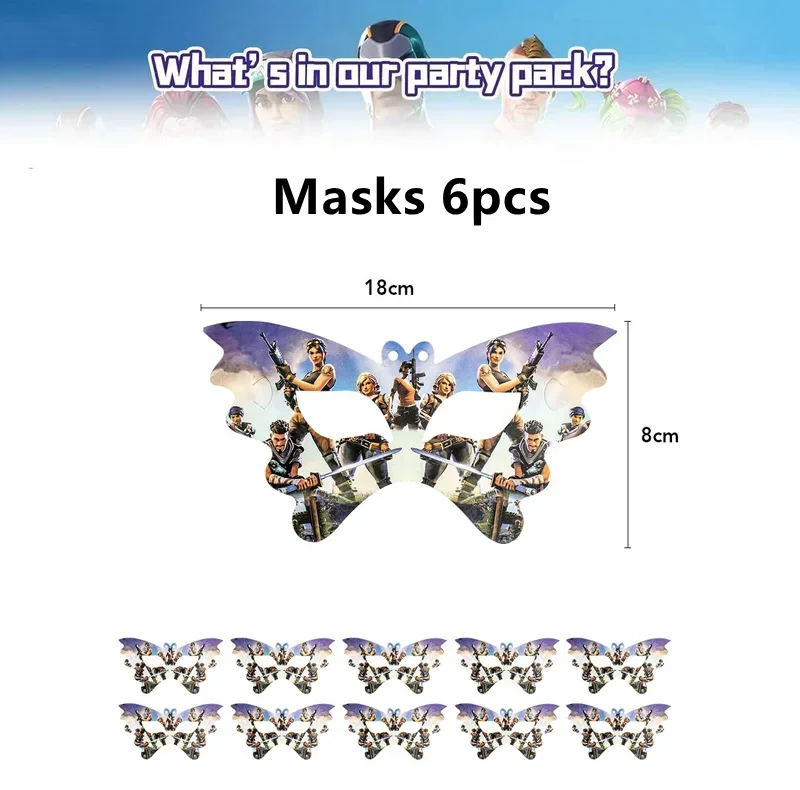 Fortnite Balloons Shooting Game Ballons Boy Girl Happy Birthday Banner Party Decoration Alpaca Llama Tableware Cake Topper Toy