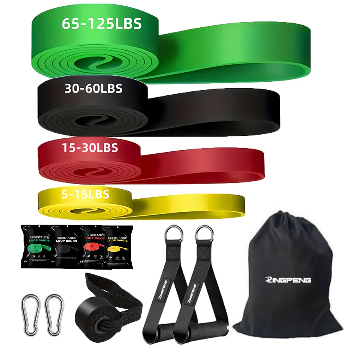 Resistance Bands Set Pull Straps Assistive Pull-Up Bands Exercise