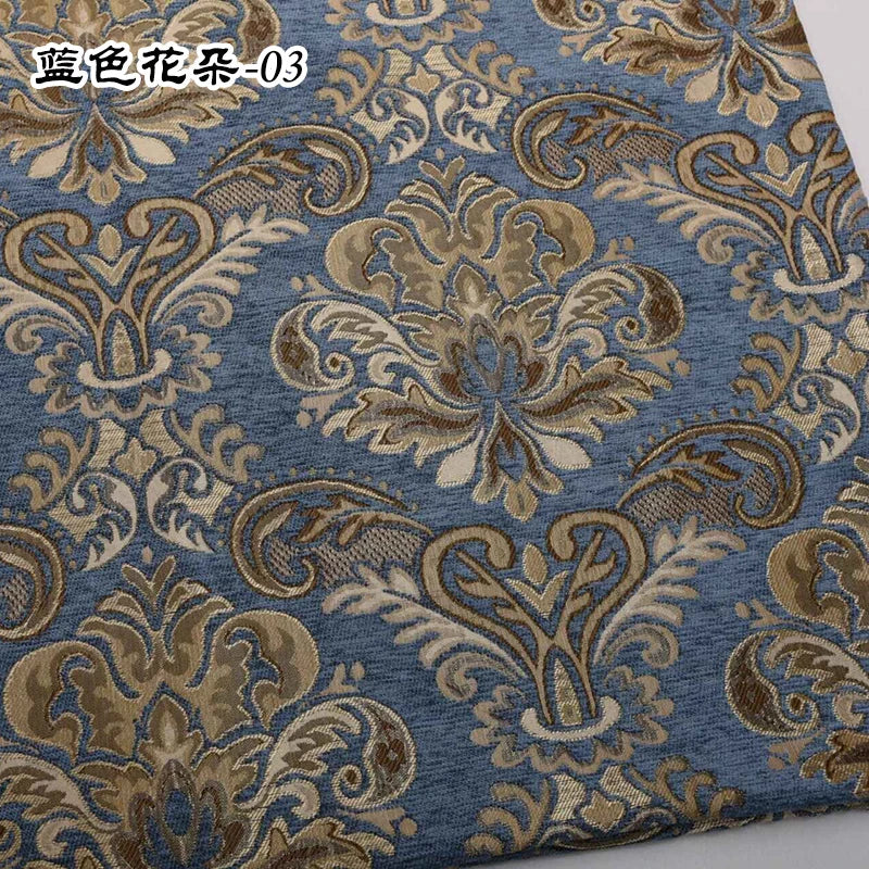 Jacquard Chenille Sofa Fabric European Style High Precision for Upholstery Home Decor Drapery Covers By Meters