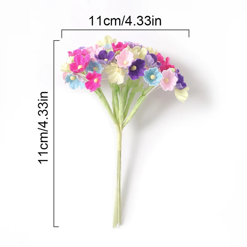 1/3/5Pcs Artificial Flower Bouquet Silk 11cm Fake Flowers for  Home Decor Garden Wedding Decoration DIY Craft Gifts Accessories