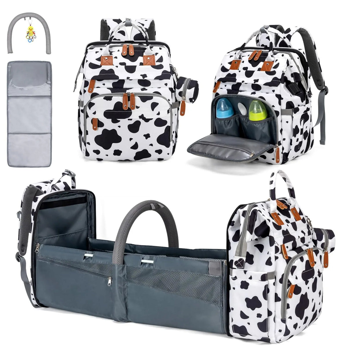 Diaper Bag Folding Bed