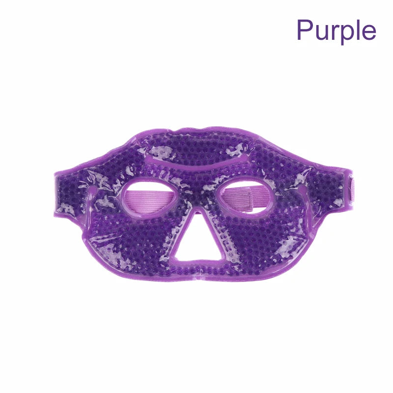 Reusable Cooling Eye Mask with Gel Beads - Cold Eye Compress for Puffy Eyes Stress Relief Dry Eye Relief SPA Skin Care Tool