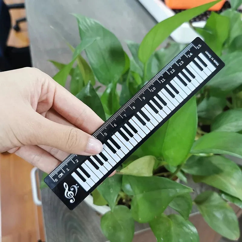 1/3pcs Creative Music Ruler 15cm