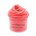 DIY Butter Slime Fruit Kit Soft Non-sticky Cloud Slime Scented Toy Kids Gift 70ml Relieve Pressure Education Rainbow Slime Craft