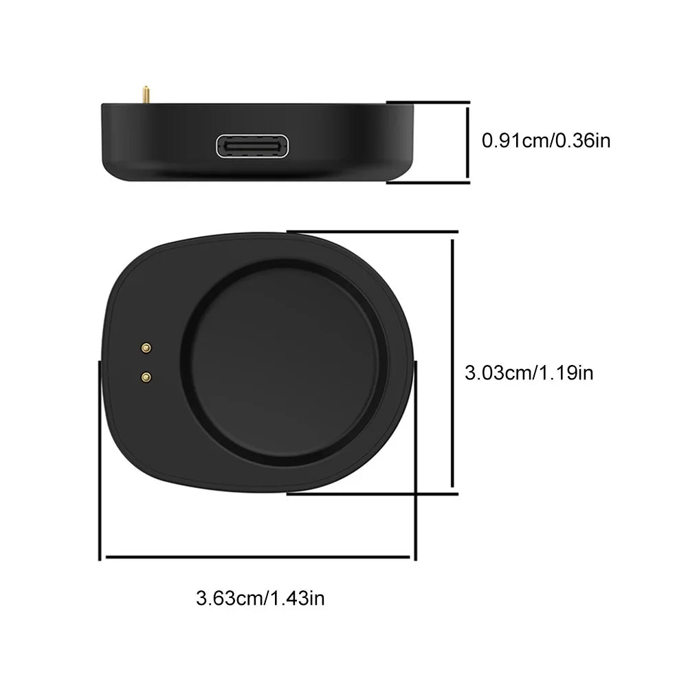 1-10PC Wireless Charger Converter For Amazfit Balance A2286 Charging Adapter Smart Watch Charging Dock Replacement Portable