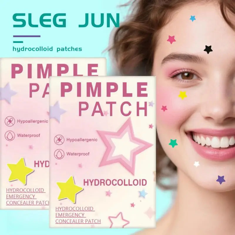 1400PCS New High-end Pimple Patch Acne Patches Set Colorful Star Shaped Acne Treatment Stickers Acne Dots Cover  For Skin Care