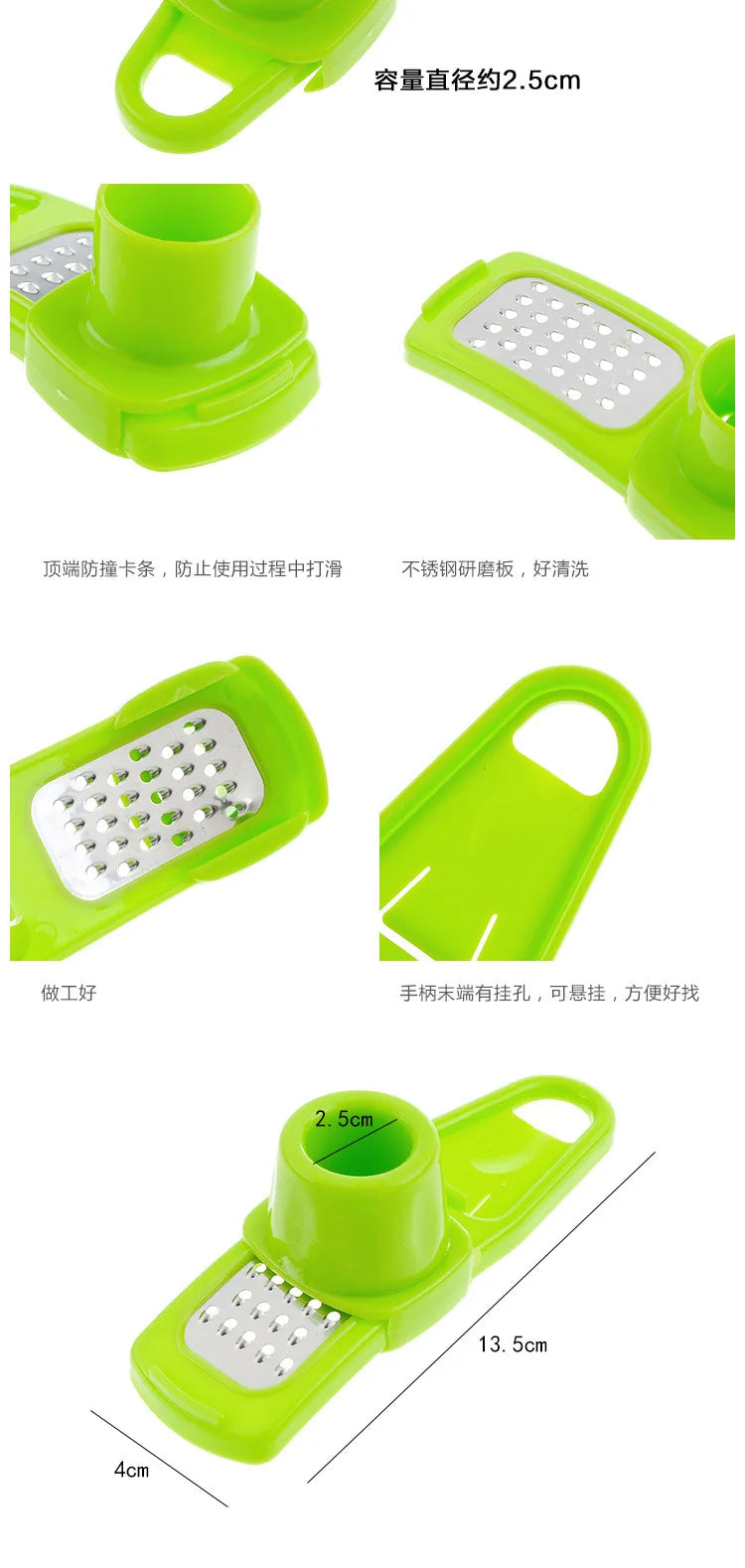 Kitchen Gadget Multi-functional Creative Garlics Grinder GarlicPaste GarlicPress KitchenTool Household VegetableTools Homegadget