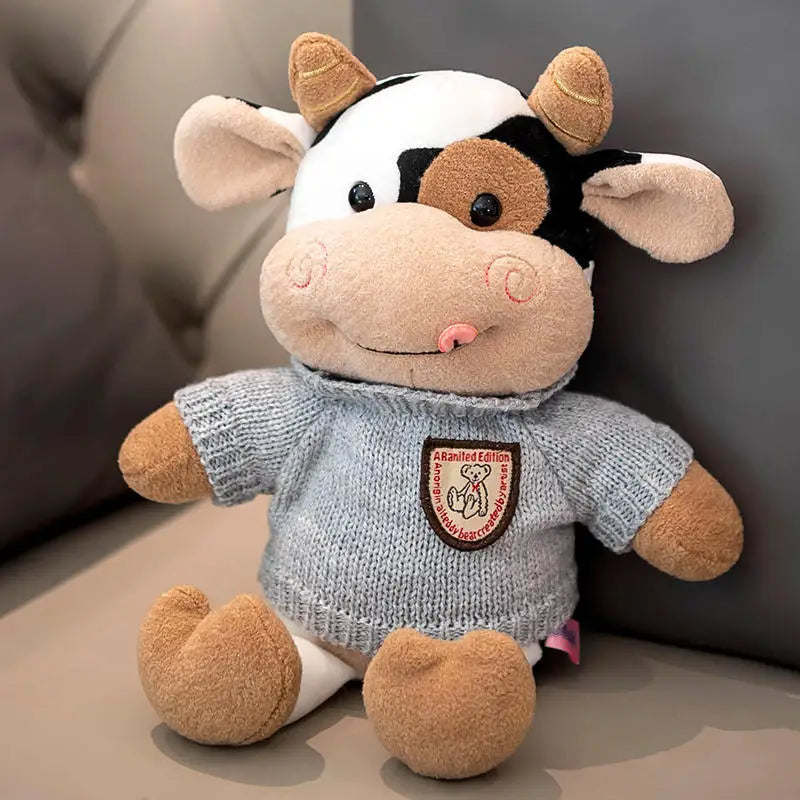 Hot Toys Cute Cow Doll Little Cow Plush Toy Chinese Zodiac Doll
