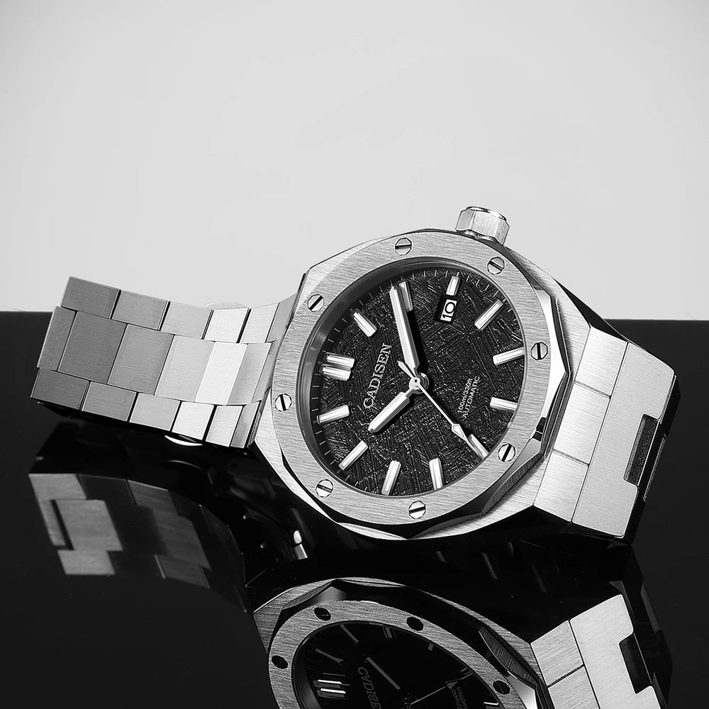 CADISEN Automatic Mens Watches Fashion Top Brand Stainless Steel