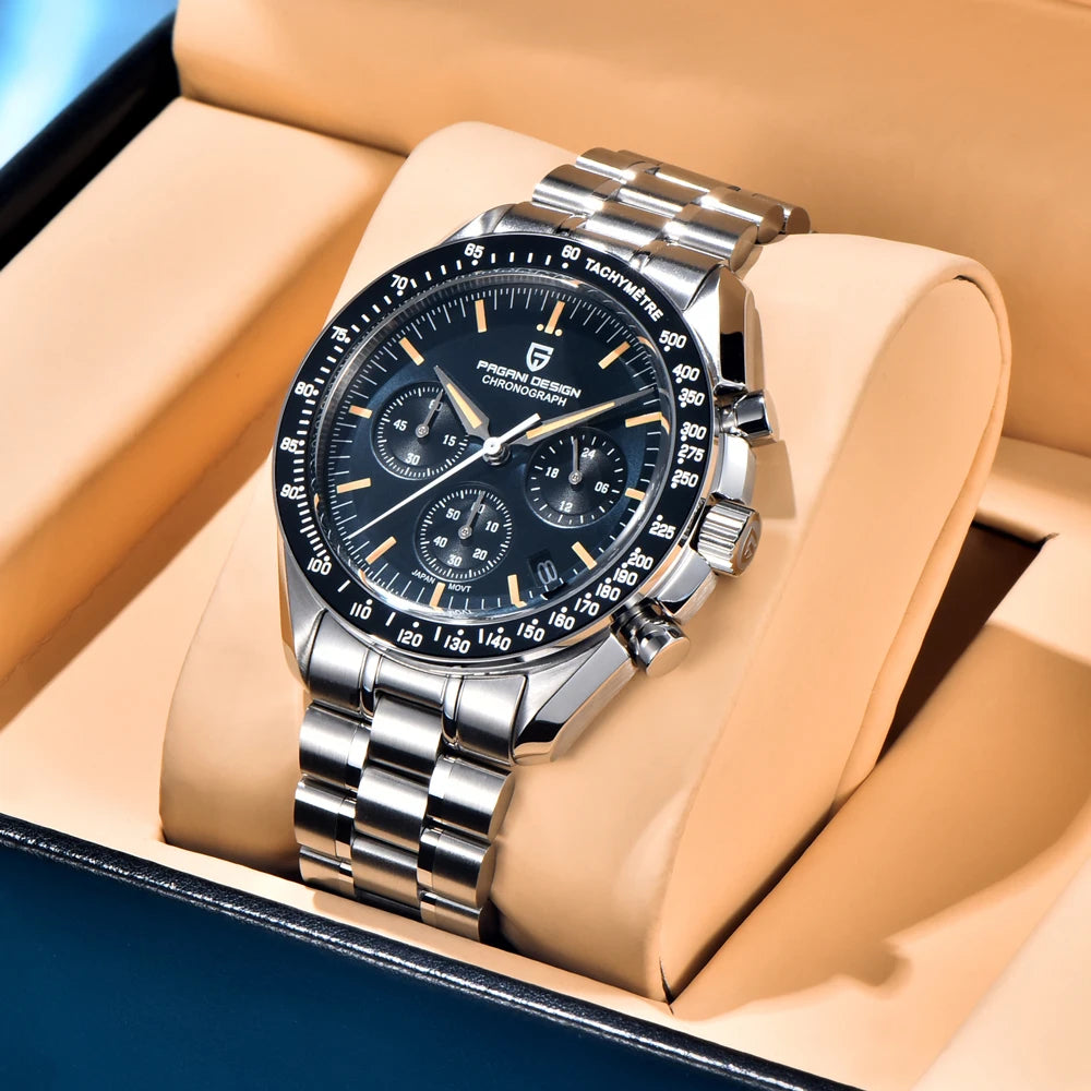PAGANI DESIGN Moon V6 Men's Watches Luxury Quartz Watch