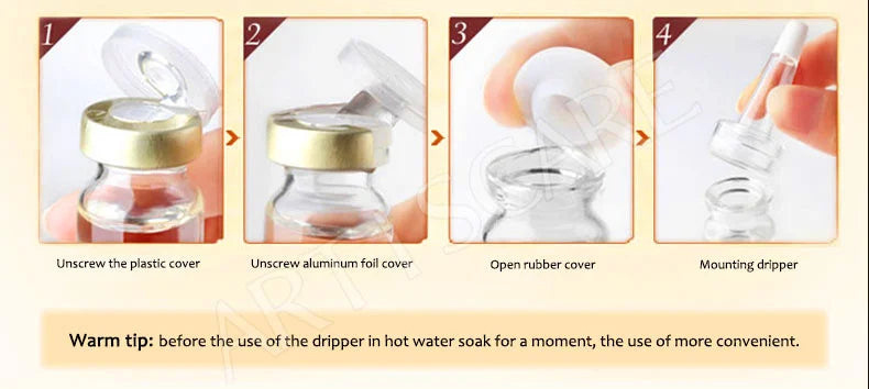 Facial Serum Six Peptides 10pcs/set Moisturizing Hydrating Peptides Essence Skin Care Peptide Face Care Products