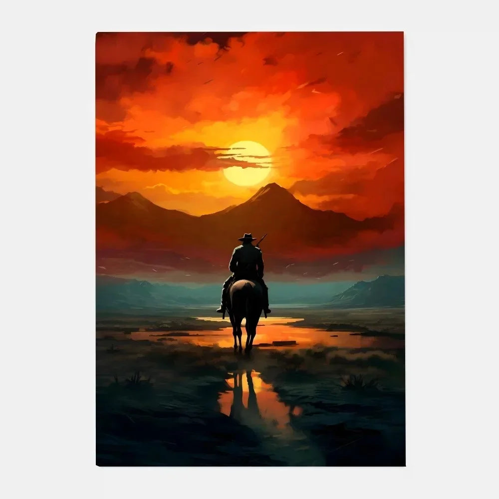 Game R-Red Dead Redemption 2 RDR2 Poster HD art canvas painting home living room bar decoration