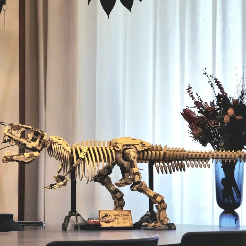 2025 New MOC 76968 Tyrannosaurus Rex Fossil Skeleton Model Home Decor Children's Boys' Holiday Gift