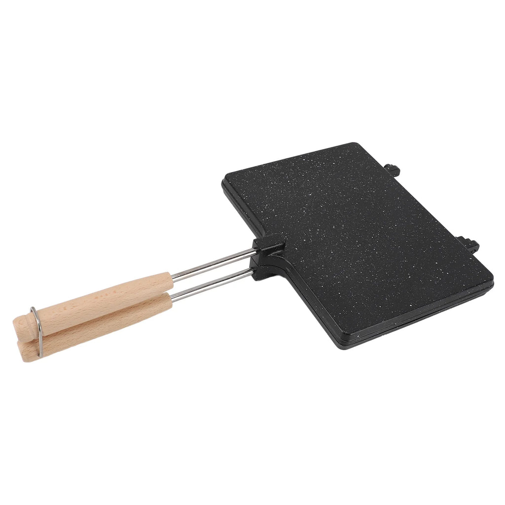 Hand Sandwich Maker Multifunctional Double Sided Prevent Stick Hand Toaster Sandwich Maker Frying Pan for Home Breakfast
