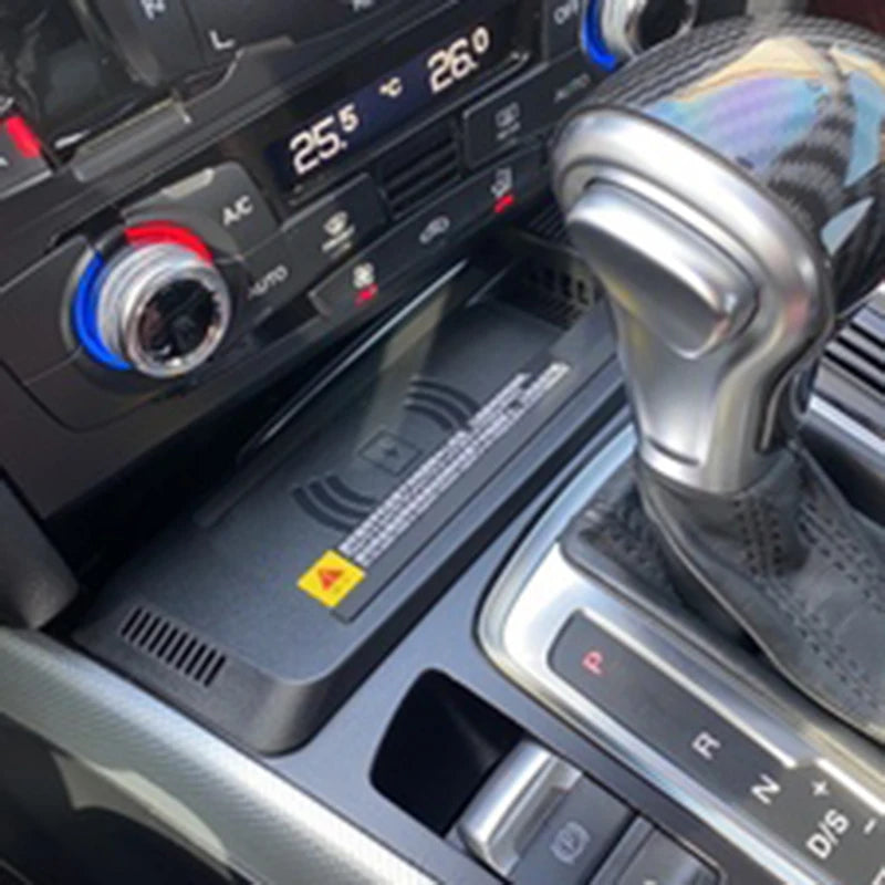 15W Car wireless charger mobile phone charger  charger charging holder for Audi A4 B8 B9 A4 Allroad Q5 SQ5 A5 S5 RS5