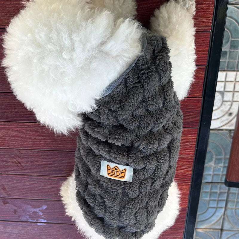 Dog Sweater for Small Dogs Winter Warm Solid Color Pet Sweater for Small Medium Dogs Dachshund Puppy Clothes Dog Supplies