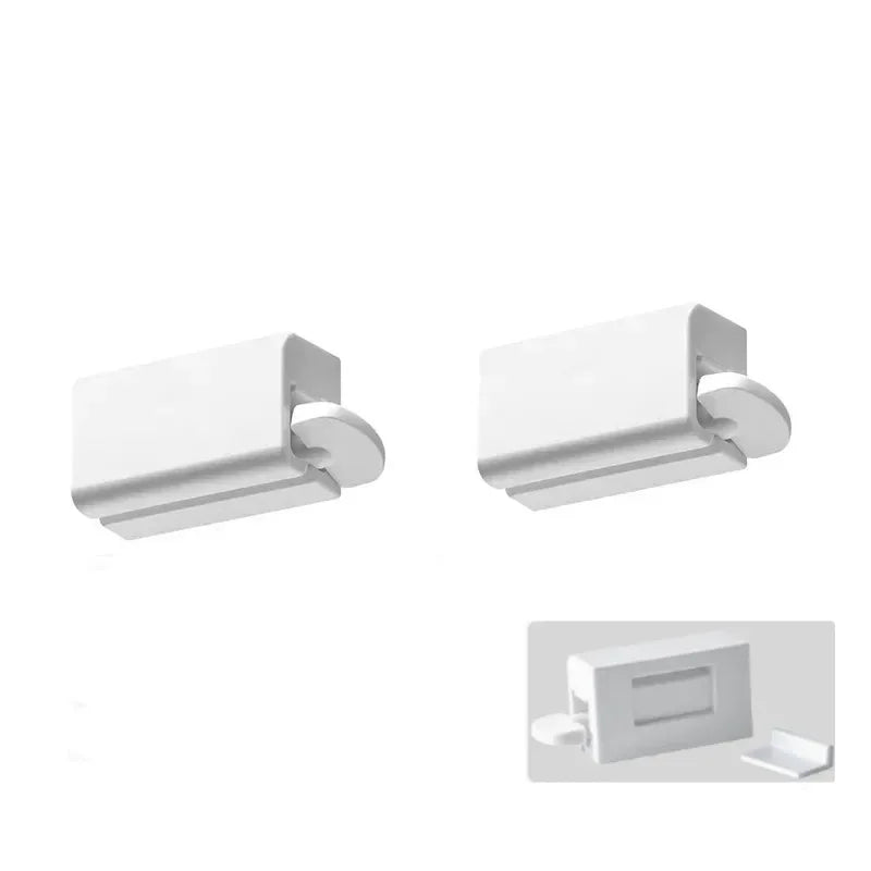 No Drill Wall Mounted Toothpaste Holder with Magnetic Sticker Bathroom Facial Cleanser Storage Rack  Toothpaste Squeezer