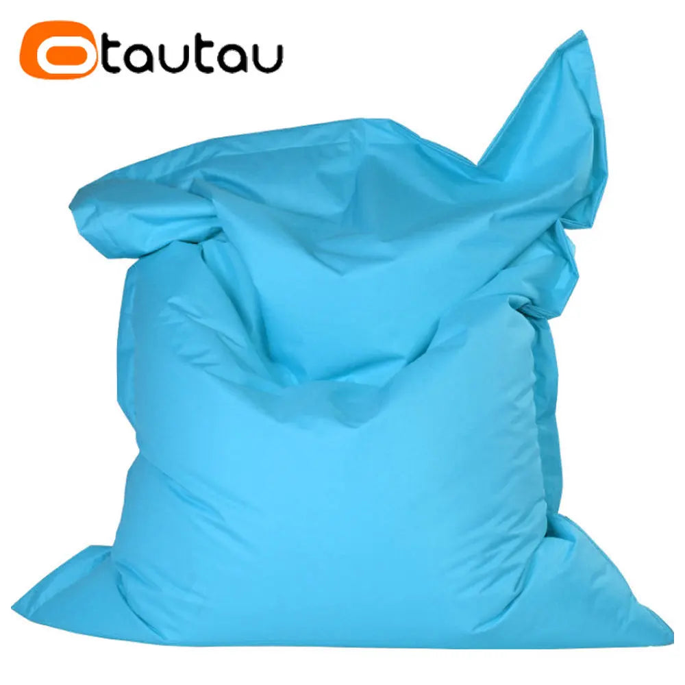 OTAUTAU Retangular Swimming Pool Floating Bean Bag Pouf Cover No Filler Waterproof Beach Pillow Sac Salon Sofa Bed Chaise Lounge