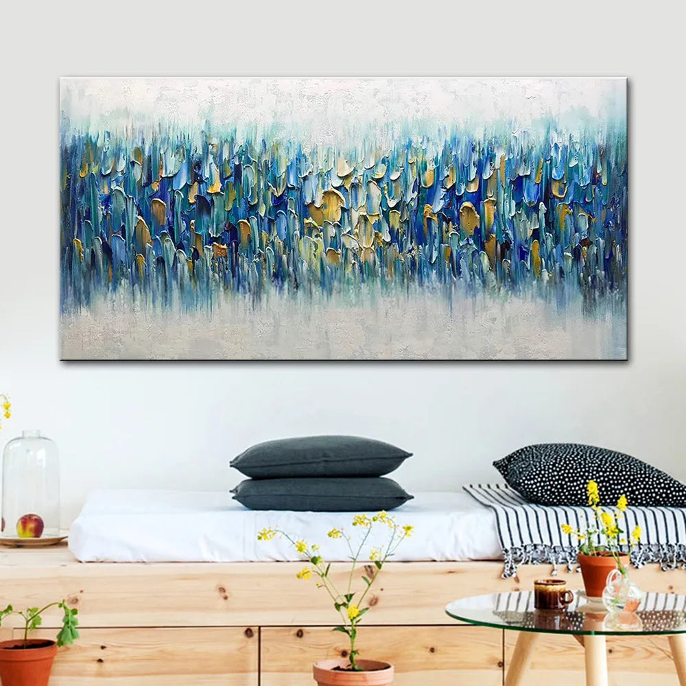 Classic Abstract Aesthetics Wall Art Block Texture HD Oil On Canvas Posters And Prints Home Bedroom Living Room Decoration Gifts