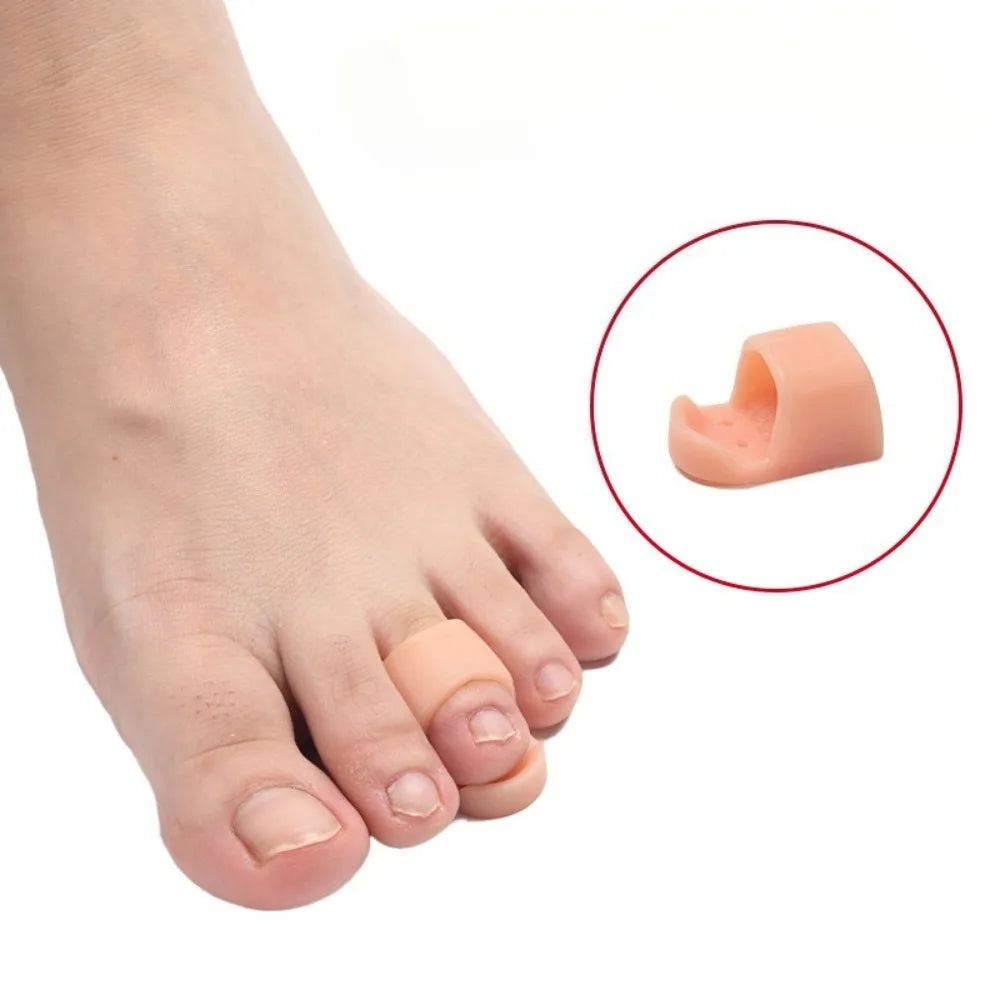 2/4PCS Hammer Toe Corrector Hammertoe Straightener for Curled Crooked Bent Claw and Overlapping Toes Bunion Pads Foot Care Tools