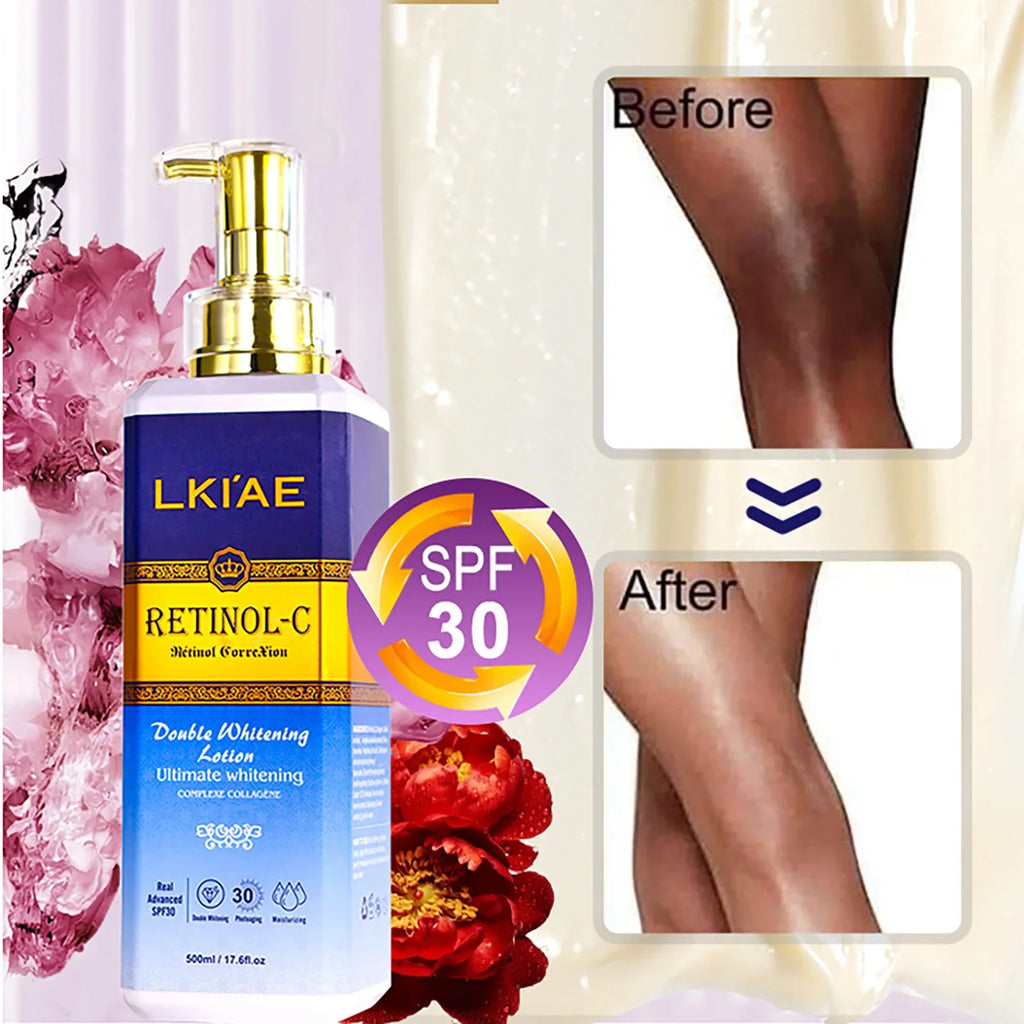 LKIAE Advanced Retinol Whitening Skin Care Set for All Skin Types, Moisturizing, Reduce Wrinkle, Dark Spot, Melanin, Smooth Skin