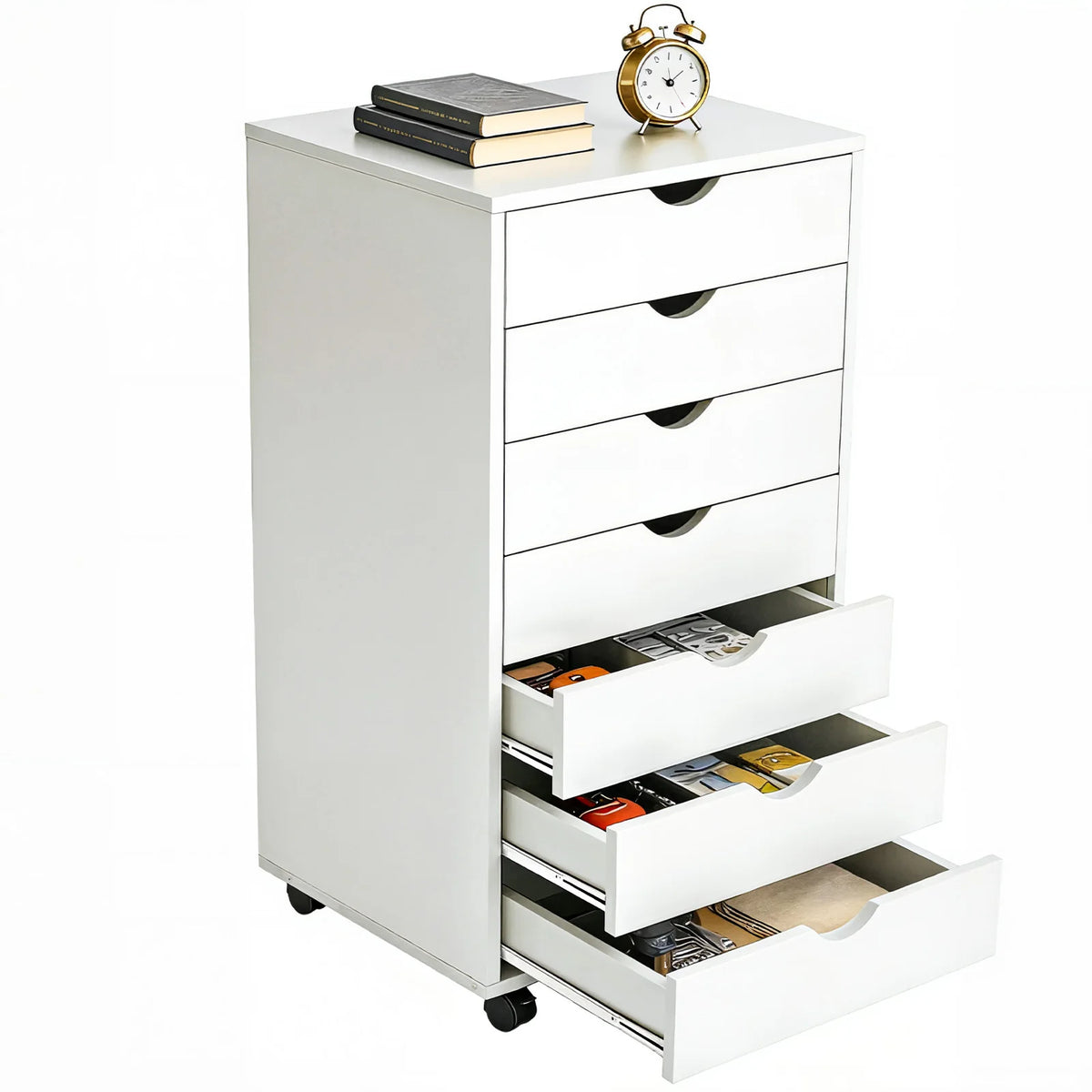 MCQ Wood 7 Drawer Cabinet For Living Room File