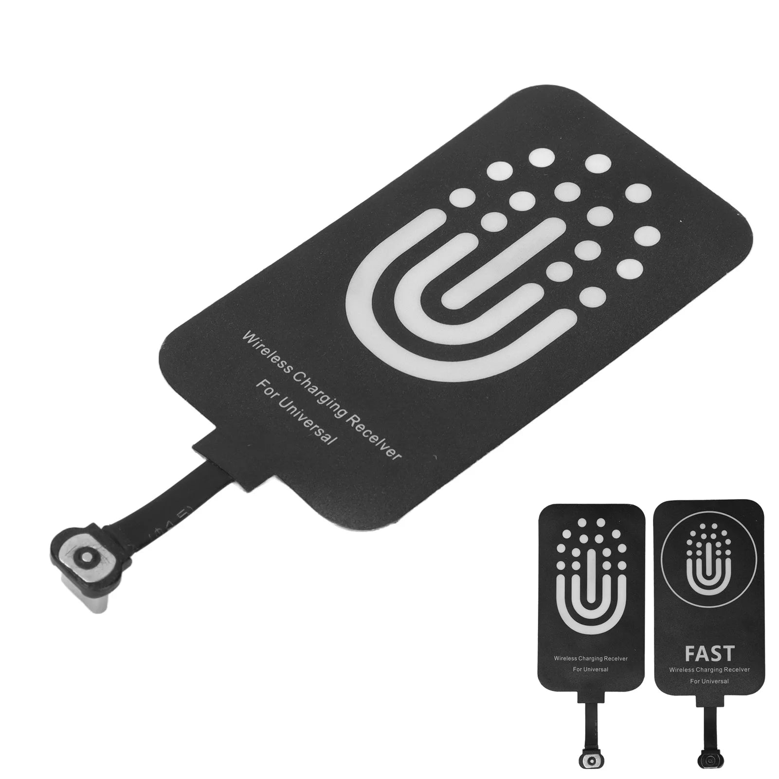 Type-C Wireless Charger Universal Ultra-Thin Wireless Charging Receiver Pad Includes Magnetic Charging Cable
