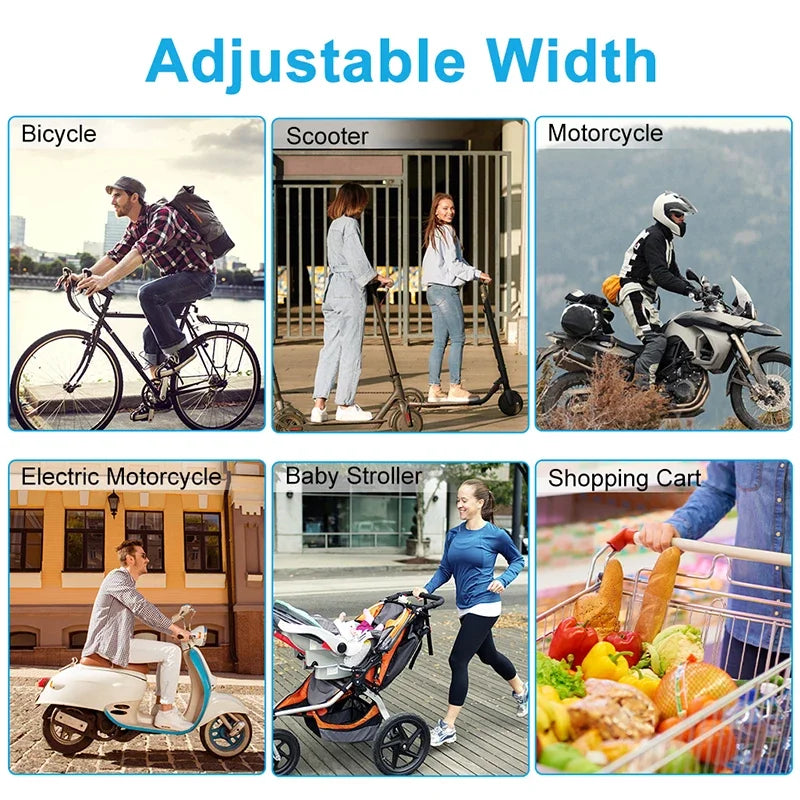 Bicycle Phone Holder 360°Rotating Adjustable Motocycle Bike Cell Phone