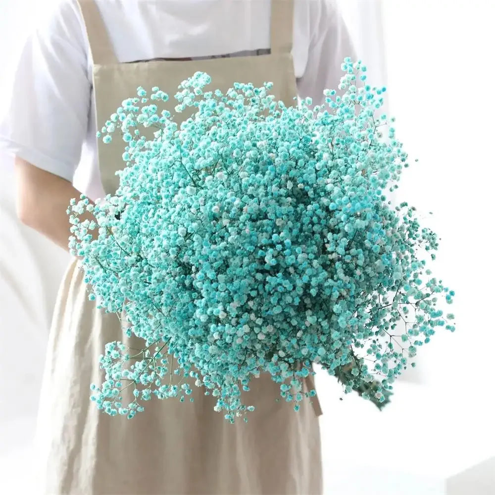 100g Dried Flowers Baby Breath Preserved Flowers Gypsophila Bouquet Boho Home Decor Colorful Gypsophile Wedding Party Decoration