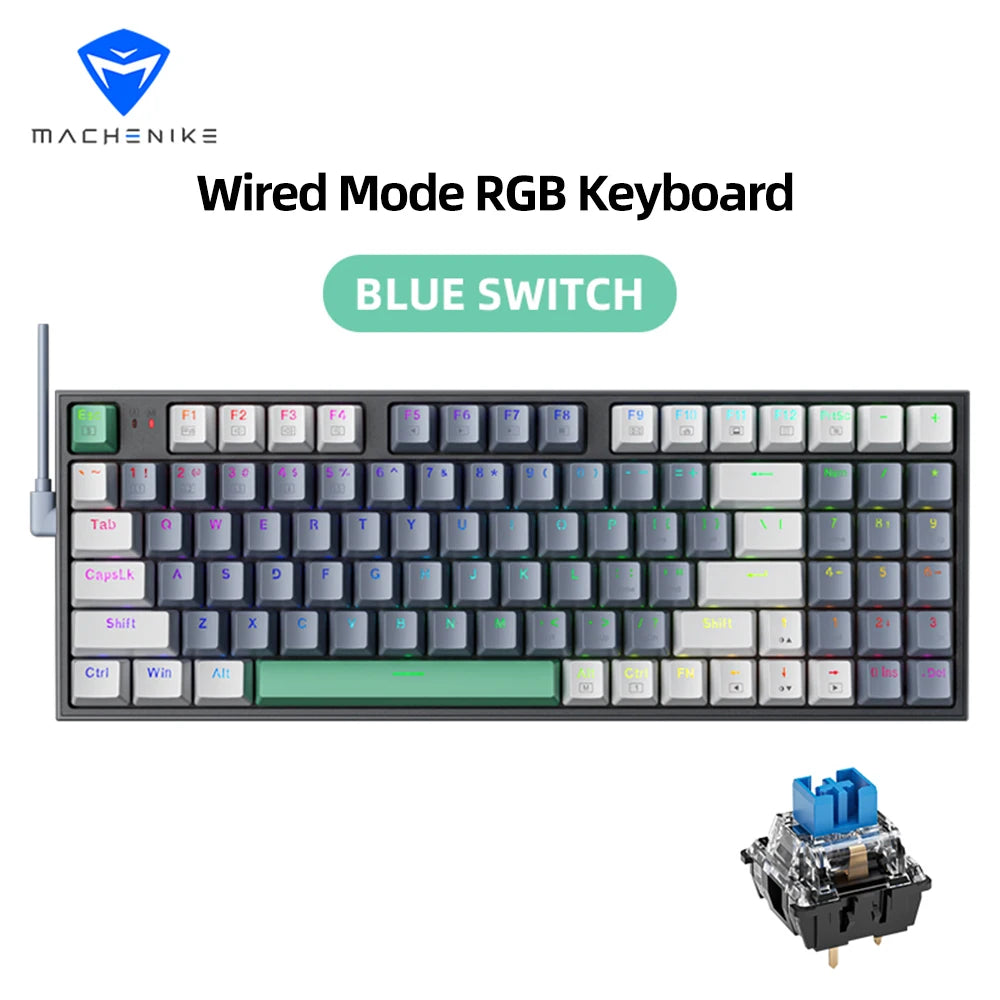 Machenike K500 Mechanical Keyboard Wired Gaming Keyboard K500-B94