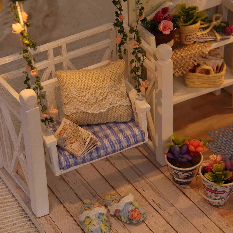 Kitten Mini Doll House 3d Puzzle Assembly Model Building Kit