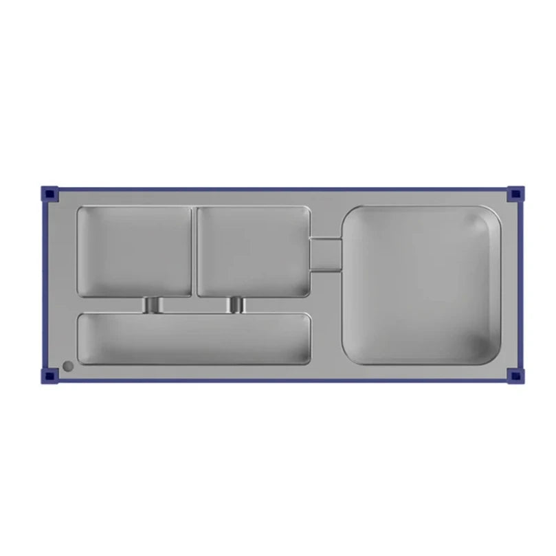 1/20 Scale Simulated Shipping Cargo Container Model Pen Holder Storage Box New Styles Plastic Storage Box Desktop Organizer