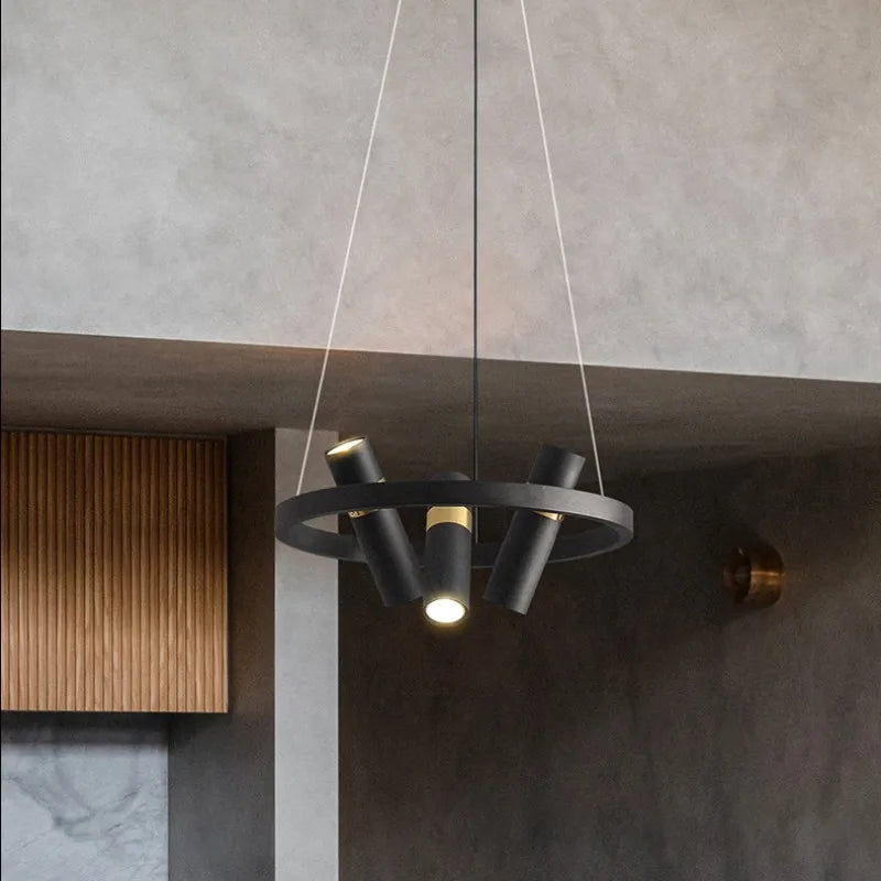 Modern Industrial Wind LED Chandelier for Table Living Dining Room Clothing Designer Home Decor Hanging Light lusters Fixture