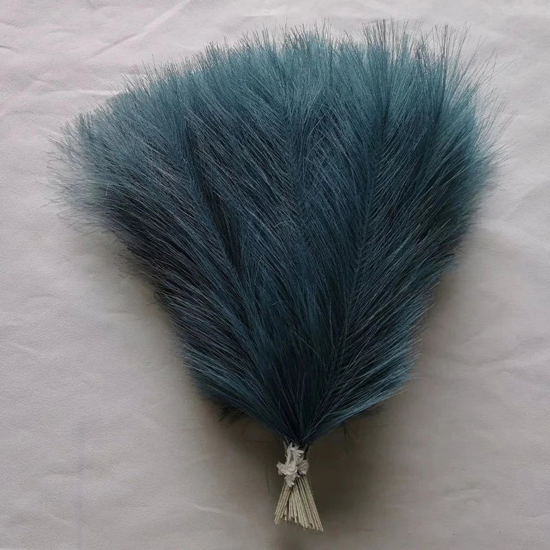 10pcs Artificial Pampas Grass Simulation Feather Wedding Props Reed Home Decor Supplies Table Colorful Pampas Grass 시뮬레이션 풀