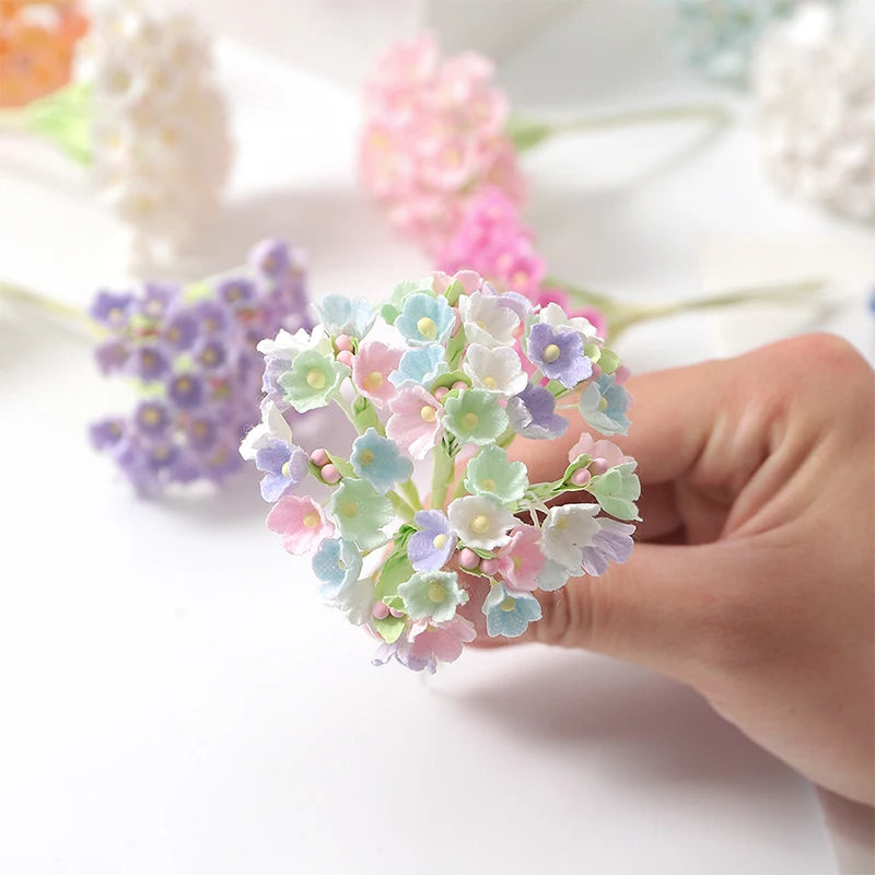 1/3/5Pcs Artificial Flower Bouquet Silk 11cm Fake Flowers for  Home Decor Garden Wedding Decoration DIY Craft Gifts Accessories