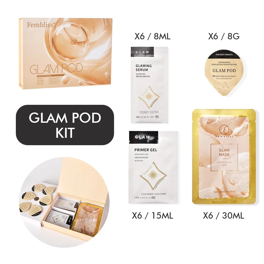 CO2 Pod Kit CO2 Pods For Bubble Facial Machine Facial Spa CO2 Capsule For Aqua Facial Beauty Machine CO2 Serum Gel Skin Care
