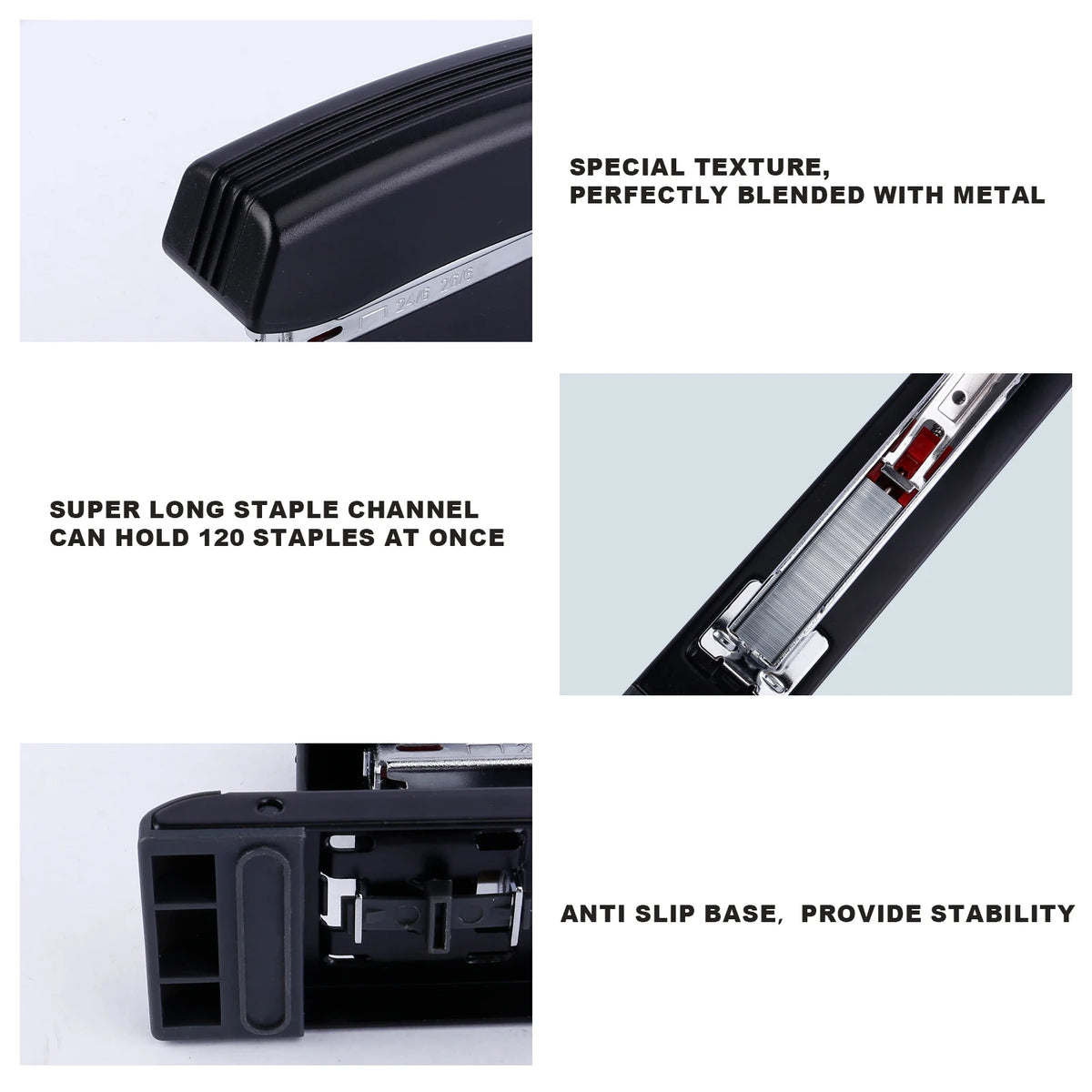 Eagle LONG-ARM Stapler With Built-in Ruler &amp; Adjustable Paper