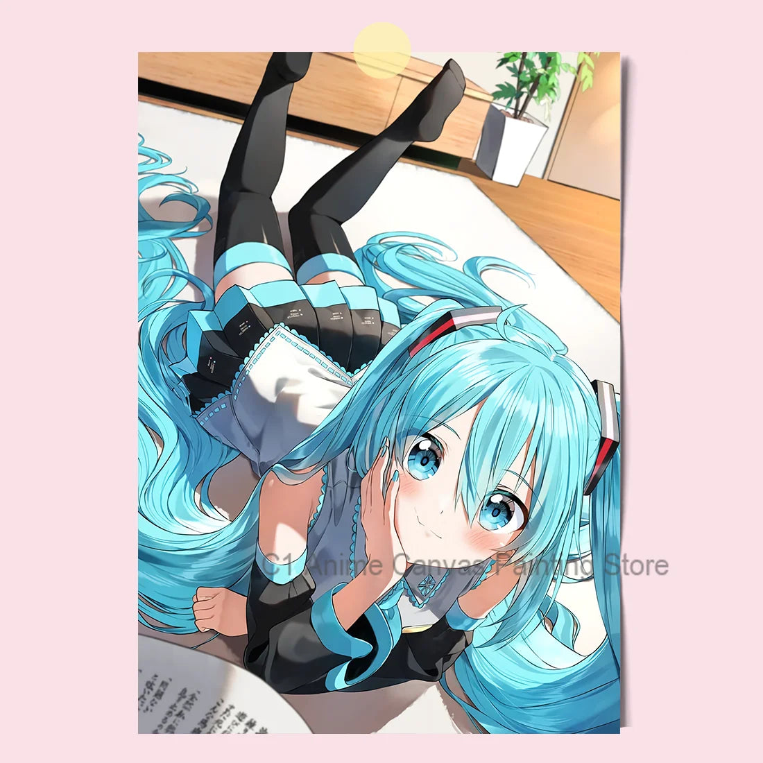 Hatsune Miku Anime Poster MIKU Magazine Bedroom Dormitory Studio Decorative Painting Photography Wallpaper DIY Gift