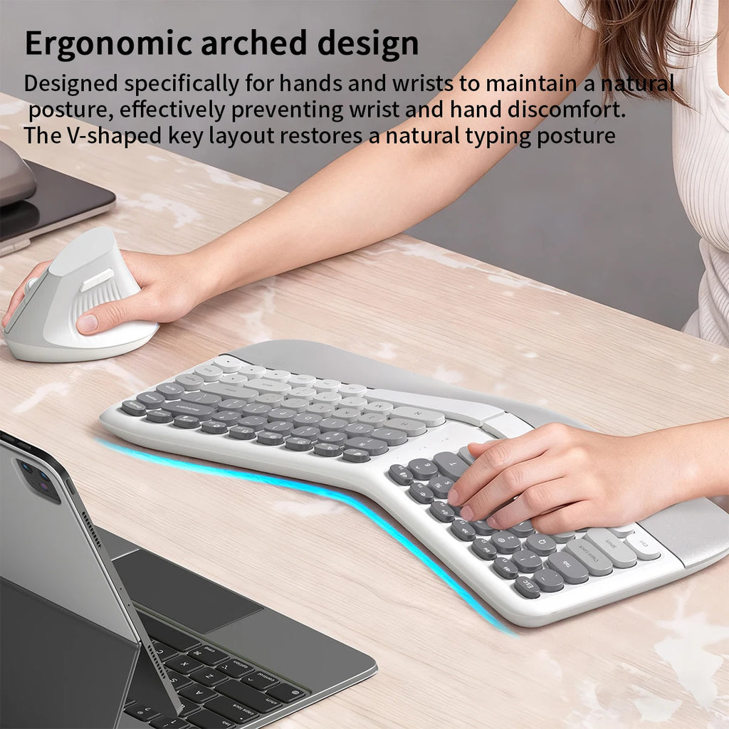 MOFii Ergonomic Keyboard and Mouse Combo
