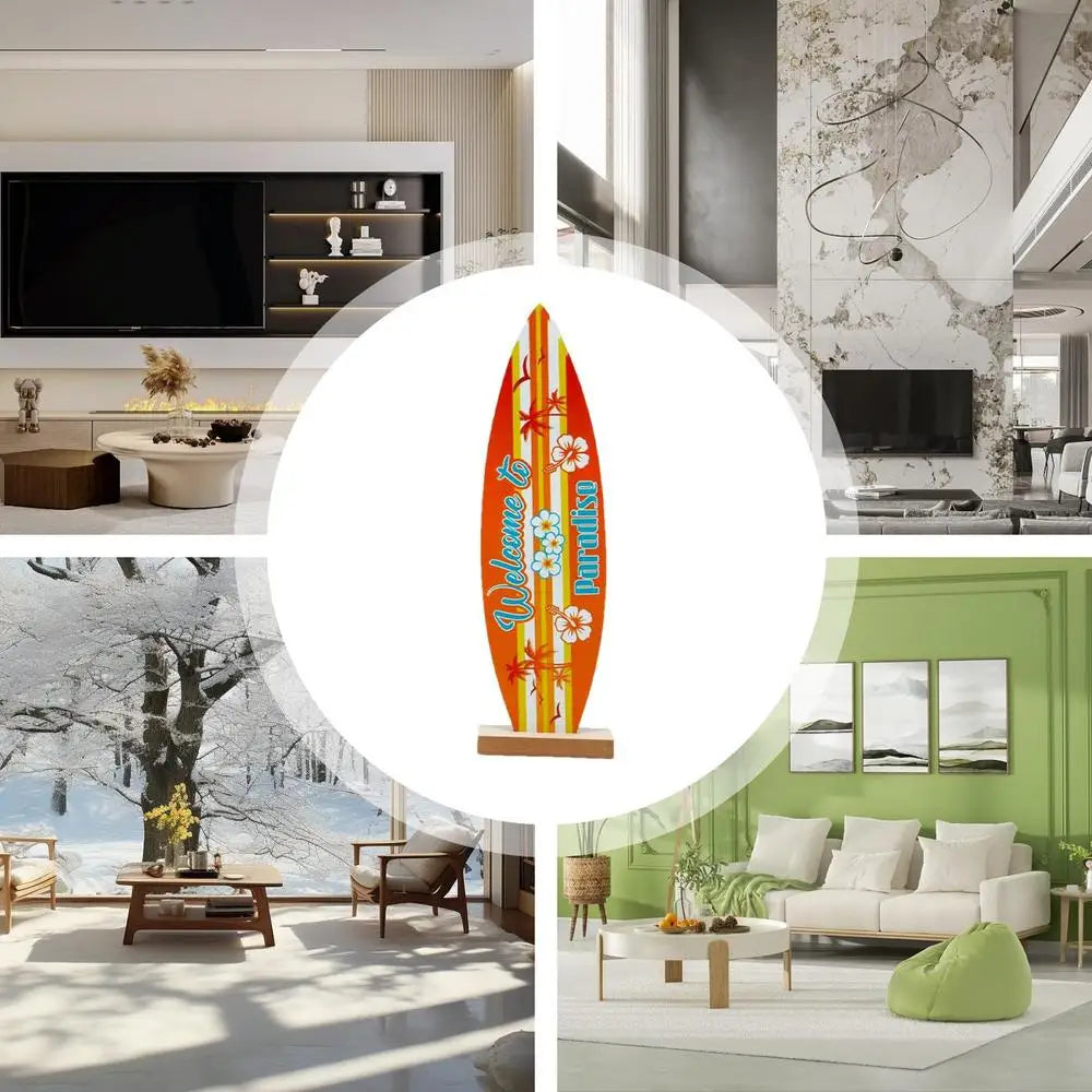 Multifunctional Surfboard Table Top Surf Board Decor For Wall Surf Board Decor For Wall Surfboard Beach Signs Summer Wood Sign