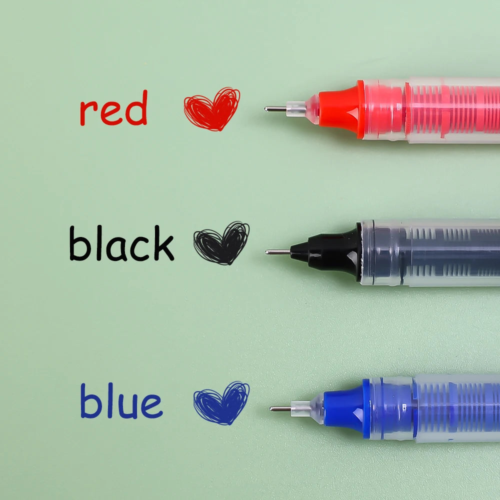 0.5mm Needle Tip Gel Ink Pens in 3 Colors
