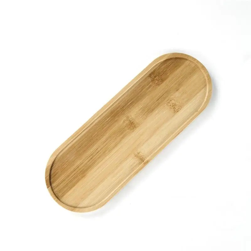 17 Style Bamboo Tray Wood Saucer Flower Pot Tray Cup Pad Coaster Plate Kitchen Decorative Plate Creative Coaster bandeja 화분받침대