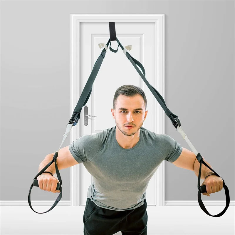 1/2pcs Elastic Resistance Door Anchor Holder Bands Tube Doorway