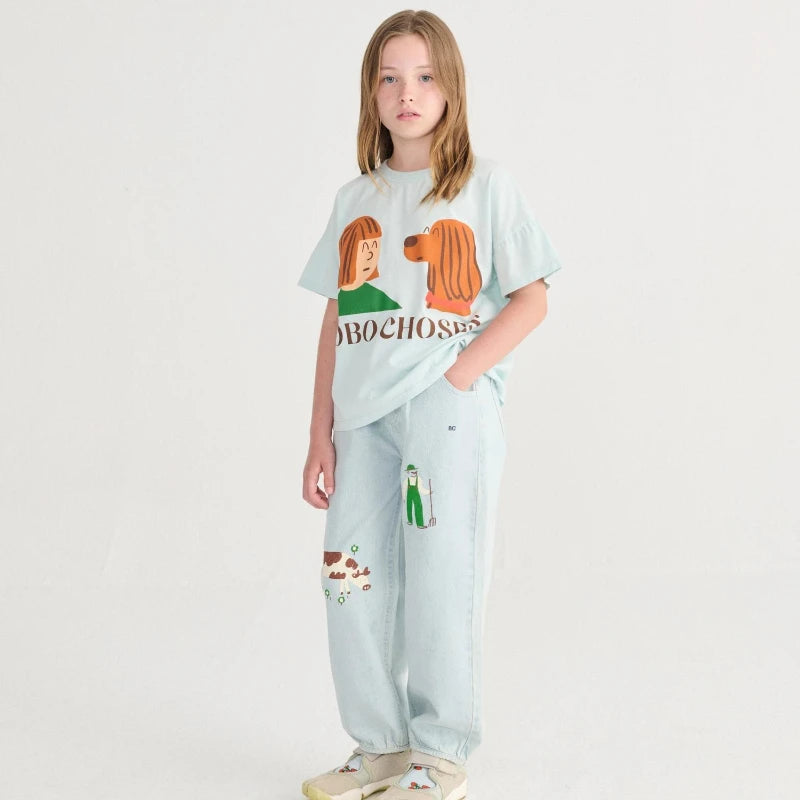 Spring/Summer BC26 New Children's Jumpsuit Sweatshirt Trousers Sets Kid Multi-color Sport Coat and Pants