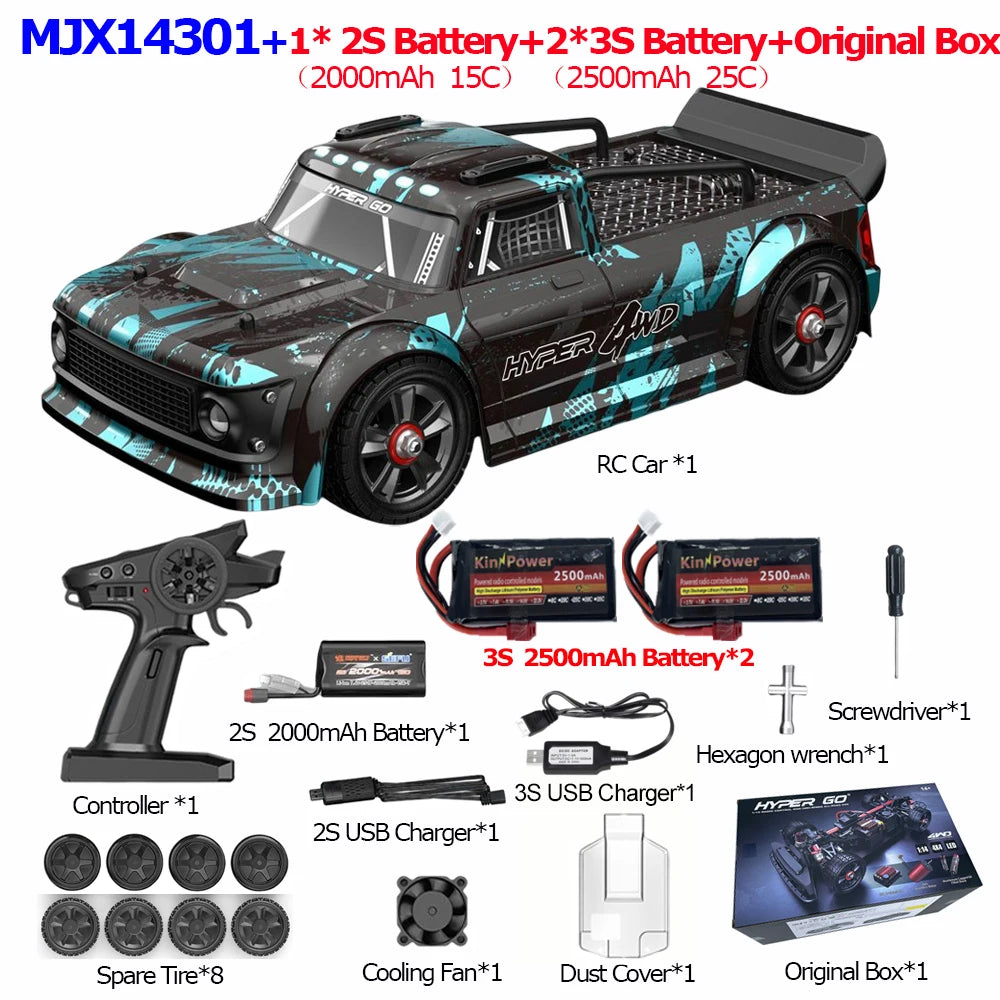MJX 14301 14302 14303 1/14 RC Car 55km/h Brushless