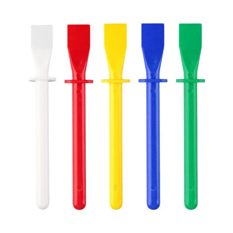 5Pcs Leather Gluing Tool DIY Handmade Leather Craft Gluing Carving Stitching Tools Application Tools Adhesive Scraper Aliex