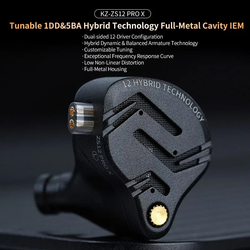 KZ ZS12 PRO X Hybrid Dynamic &amp; Balanced Armature