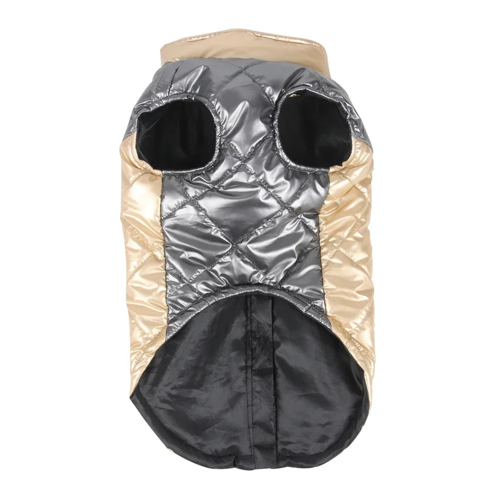 Pet Dog Clothes Waterproof Winter Warm Puppy Jacket Coat with D-ring Reflective Windproof Vest Outfits Chihuahua Pug Costume