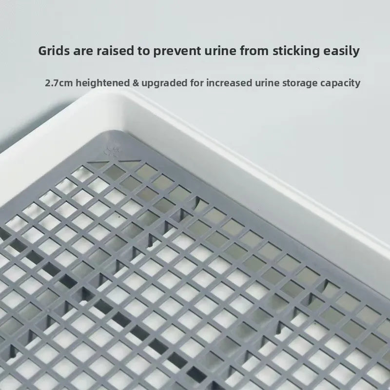 Dog Pee Tray Bedpan Indoor Simple Training Urinal Size Flat Grid With Column Pet Waste Toilet Pool For Dogs