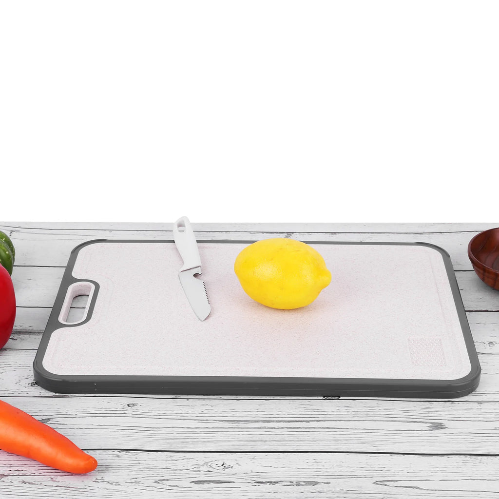 Double Sided Titanium Cutting Board for Kitchen Cutting Board for Double Sided Food Grade Pure Titanium Wheat Straw PP Easy to C